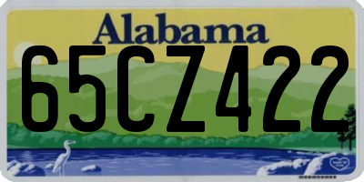 AL license plate 65CZ422