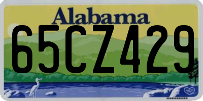 AL license plate 65CZ429