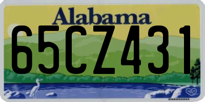 AL license plate 65CZ431