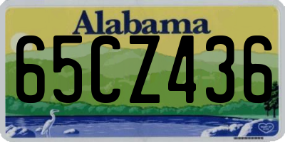 AL license plate 65CZ436