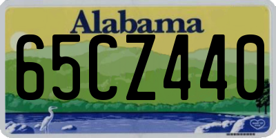 AL license plate 65CZ440