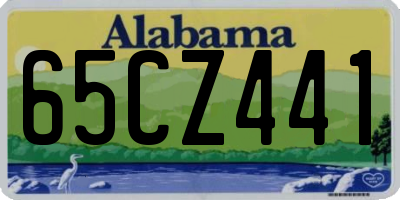 AL license plate 65CZ441