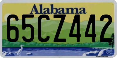 AL license plate 65CZ442