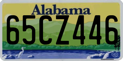 AL license plate 65CZ446