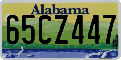 AL license plate 65CZ447
