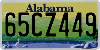 AL license plate 65CZ449