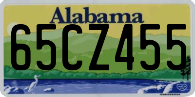 AL license plate 65CZ455