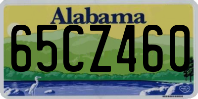 AL license plate 65CZ460
