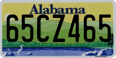 AL license plate 65CZ465