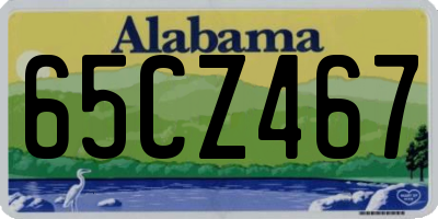 AL license plate 65CZ467