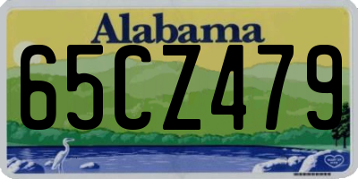 AL license plate 65CZ479