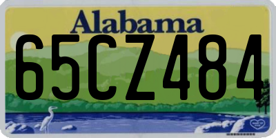AL license plate 65CZ484