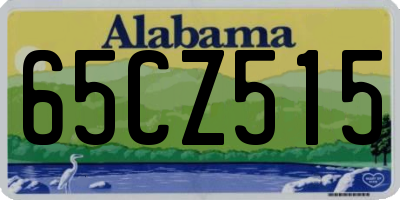 AL license plate 65CZ515
