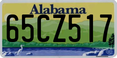 AL license plate 65CZ517
