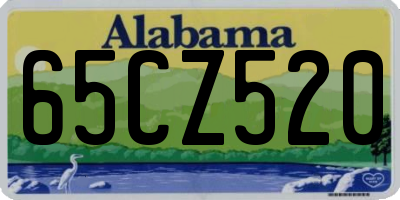 AL license plate 65CZ520