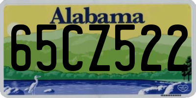 AL license plate 65CZ522