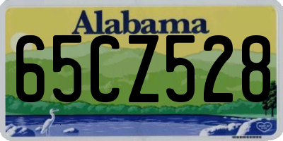 AL license plate 65CZ528