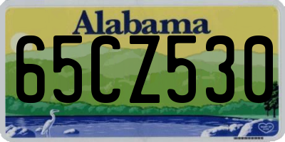 AL license plate 65CZ530
