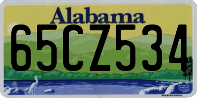 AL license plate 65CZ534
