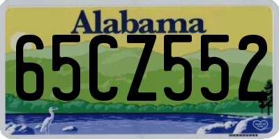 AL license plate 65CZ552