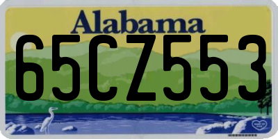 AL license plate 65CZ553