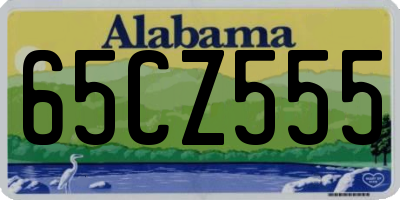 AL license plate 65CZ555