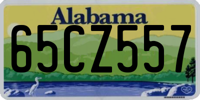 AL license plate 65CZ557