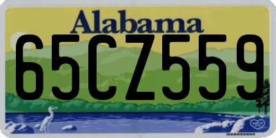 AL license plate 65CZ559