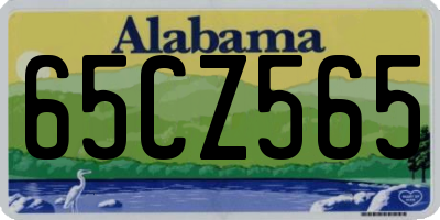 AL license plate 65CZ565