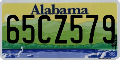 AL license plate 65CZ579