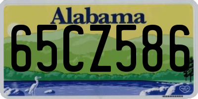 AL license plate 65CZ586