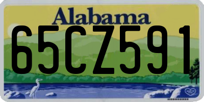 AL license plate 65CZ591