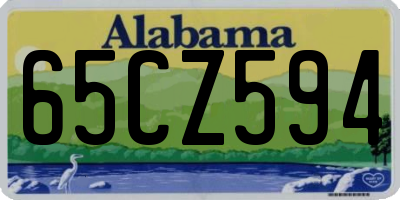 AL license plate 65CZ594