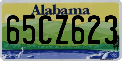 AL license plate 65CZ623