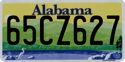 AL license plate 65CZ627