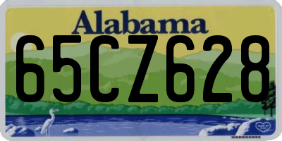 AL license plate 65CZ628