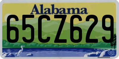 AL license plate 65CZ629