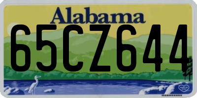 AL license plate 65CZ644