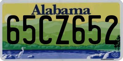 AL license plate 65CZ652