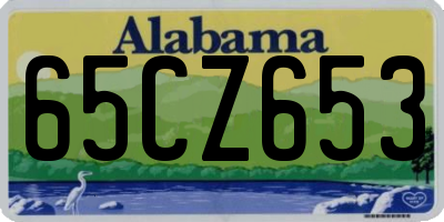 AL license plate 65CZ653