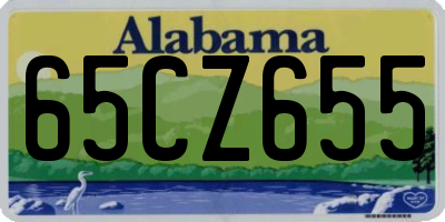 AL license plate 65CZ655