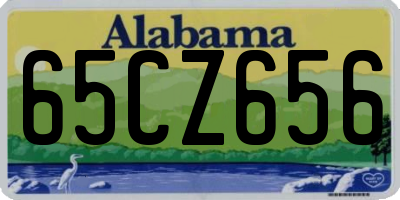 AL license plate 65CZ656