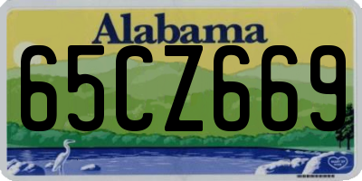 AL license plate 65CZ669