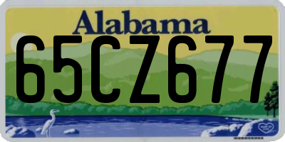 AL license plate 65CZ677