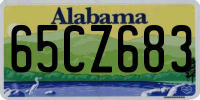 AL license plate 65CZ683