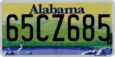 AL license plate 65CZ685