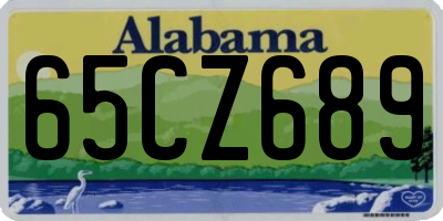 AL license plate 65CZ689