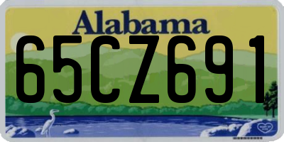 AL license plate 65CZ691