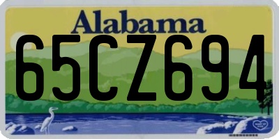 AL license plate 65CZ694