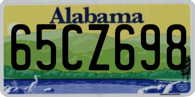 AL license plate 65CZ698